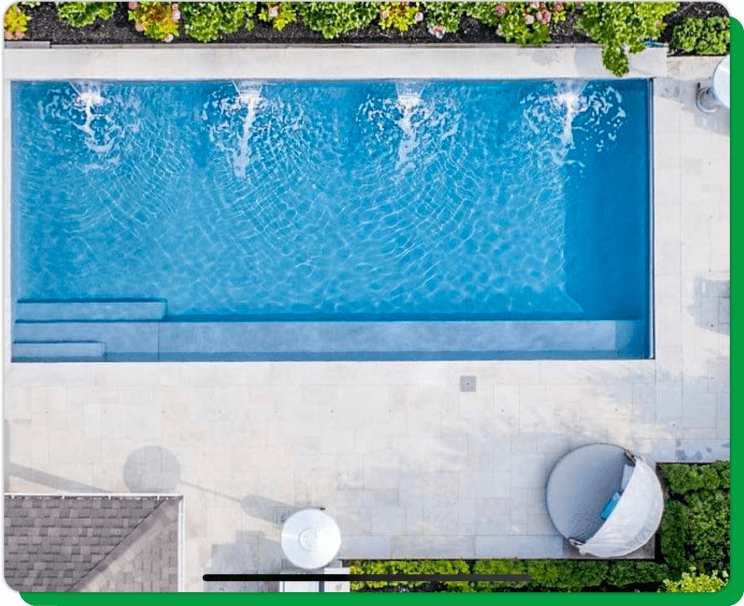 Stunning design of a swimming pool