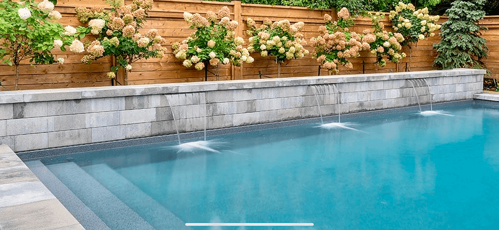 Beautiful pool design