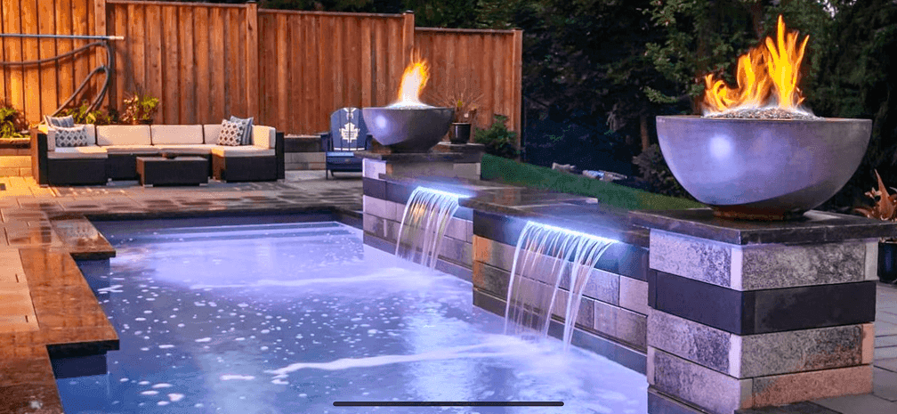 Beautiful pool design