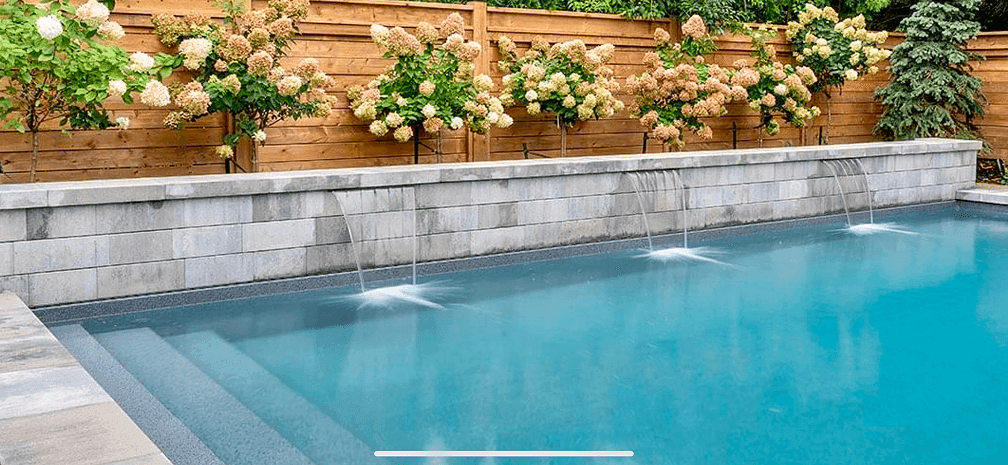 Beautiful pool design