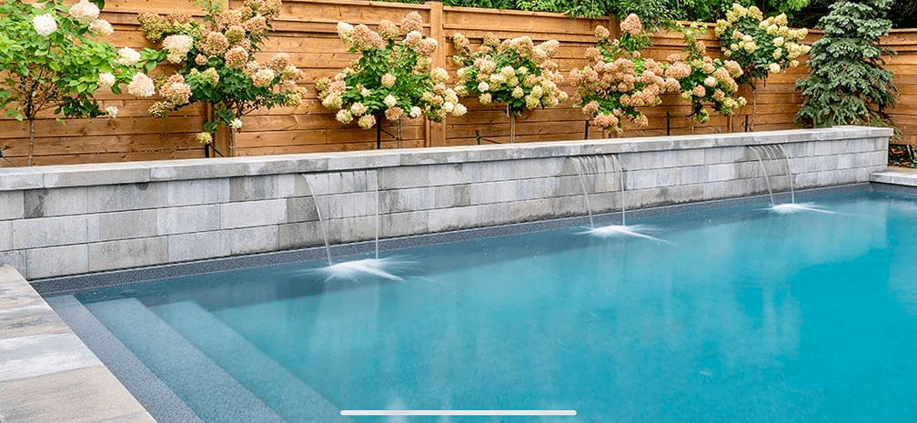 Beautiful pool design