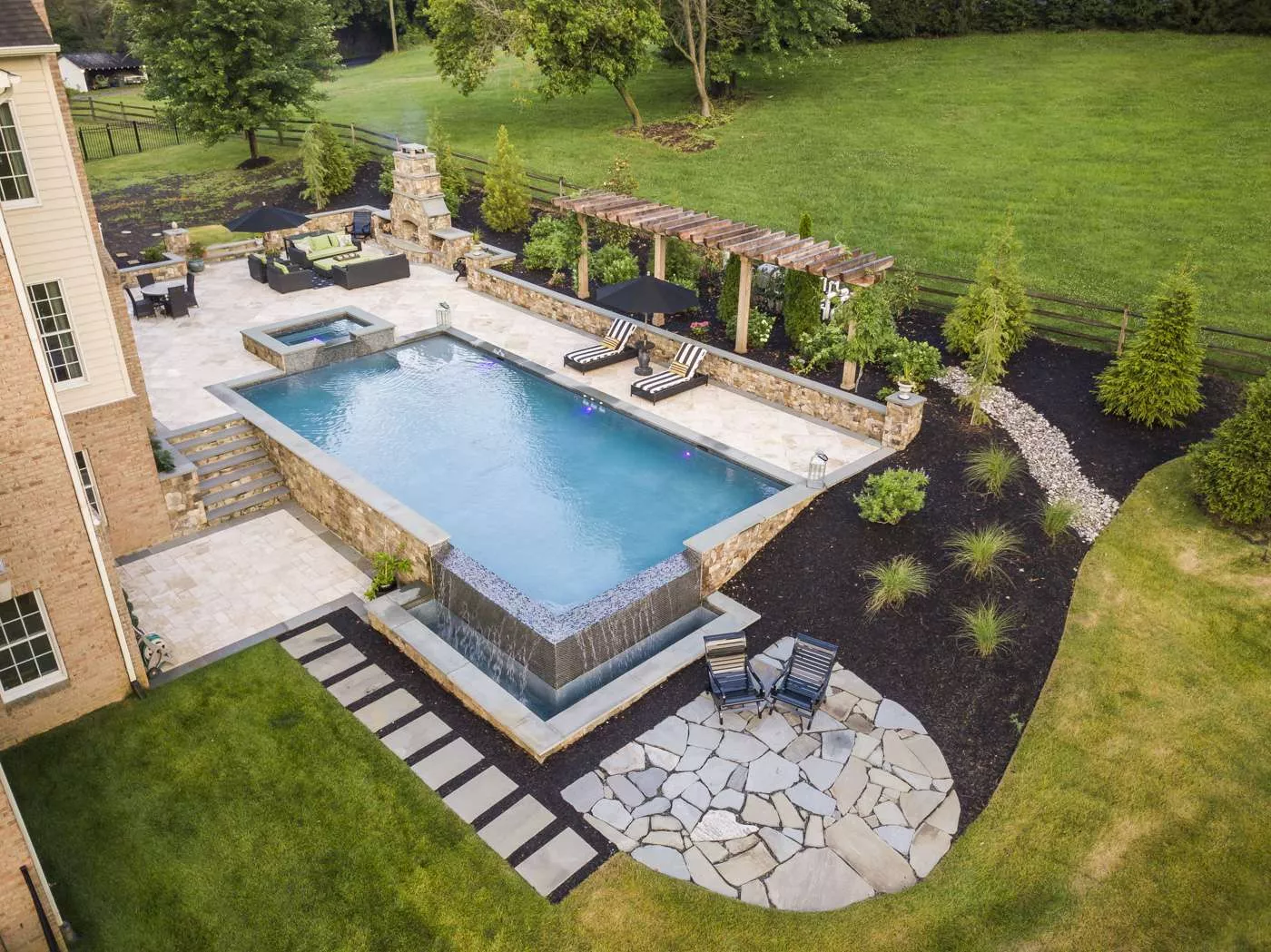 Backyard Pool Installation