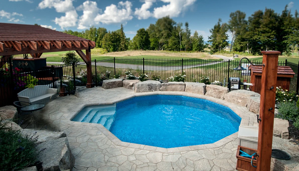 Semi-Inground Pool Installation