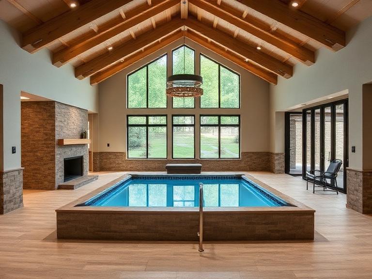 Indoor Pool Room Construction