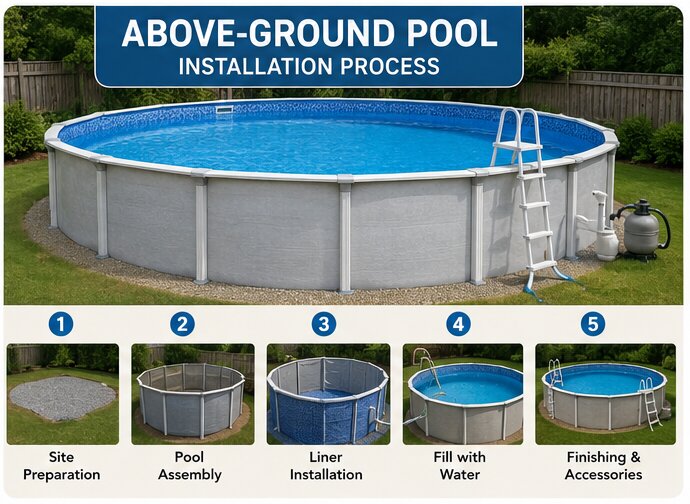 Above-Ground Pool Installation Process