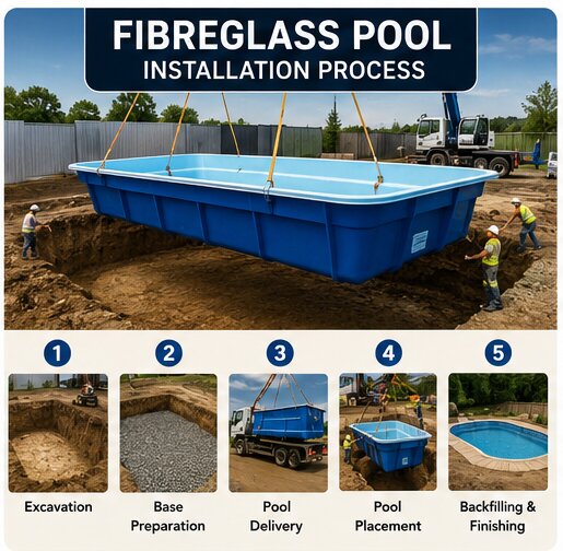 Fibreglass Pool Installation Process