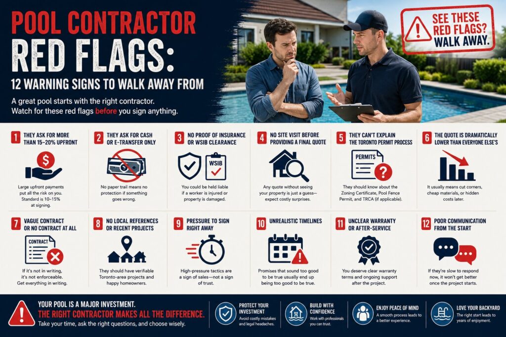 Pool Contractor Red Flags